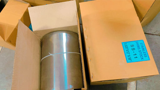 box of jainexsteel shim