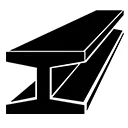 Steel I Beam Icon